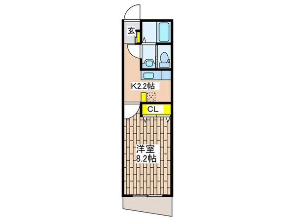 プルメリア湘南の物件間取画像